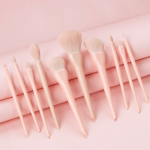 Pensule de Make-up 10 bucati Candy Brush Profesionale MKB24AA + Borseta Rose